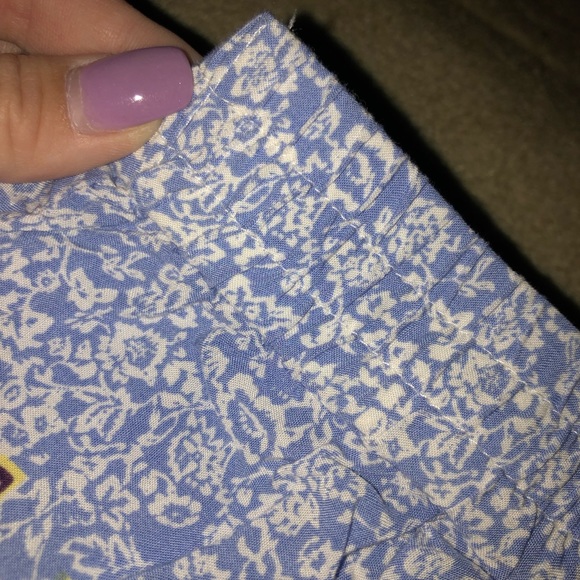 Lilac tribal printed shorts - Picture 2 of 4